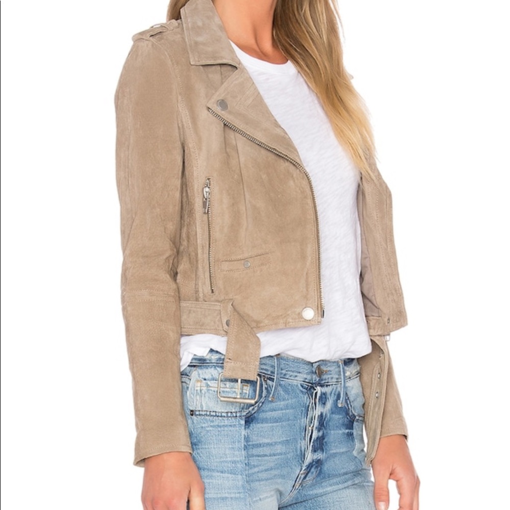 Blank NYC Suede Moto Jacket
